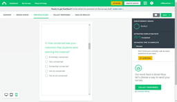 SurveyMonkey feedback collection