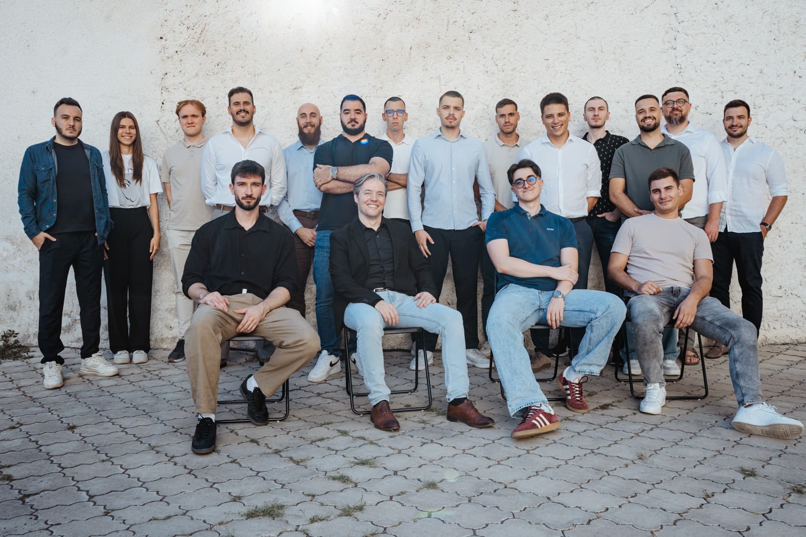 The Nortik team outside the Novi Sad office